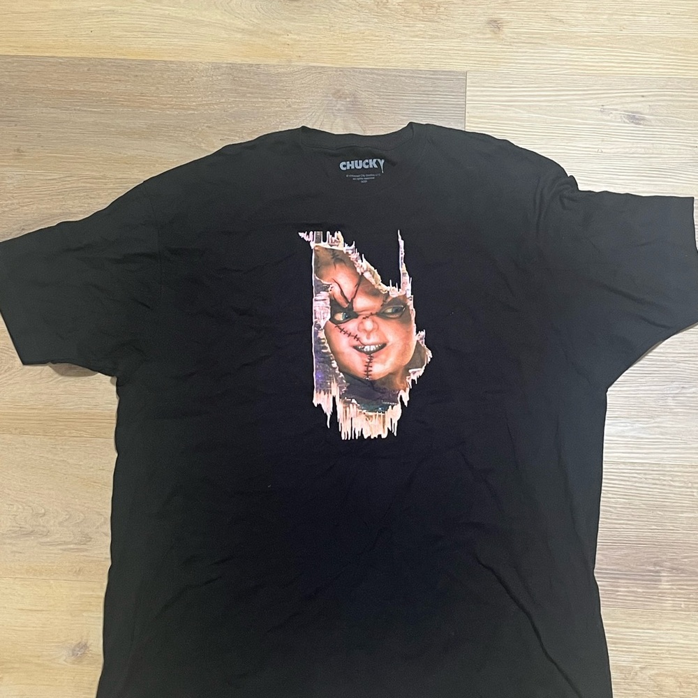 Black Chucky Doll Graphic T-Shirt